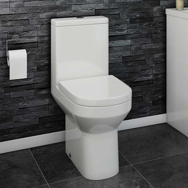 Lorraine Comfort Height Close Coupled Toilet & Soft Close Seat