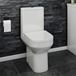 Lark Comfort Height Close Coupled Toilet with Dual Flush Cistern & Soft Close Seat
