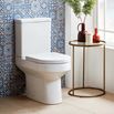 Lark Modern Close-Coupled Toilet and Cistern with Soft Close Seat