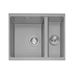 Caple Leesti 1.5 Bowl Undermount Granite Composite Kitchen Sink & Waste Kit - 555 x 460mm