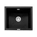 Caple Leesti 1 Bowl Anthracite Inset or Undermount Granite Composite Kitchen Sink & Waste Kit - 533 x 457mm
