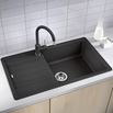 Blanco Legra XL 6 S 1 Bowl Anthracite Silgranit Composite Kitchen Sink & Waste with Reversible Drainer - 860 x 500mm