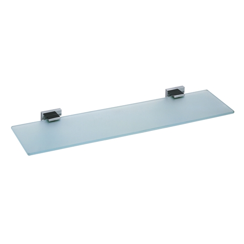 Vado Level Wall Mounted Frosted Glass Shelf