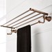 Flova Liberty 600mm Triple Bar Towel Shelf - Oil Rubbed Bronze