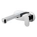 Vado Life Basin Mixer Single Lever With 200mm Spout With Oval Back Plate