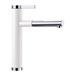 Blanco Linee-S Single Lever Pull Out Kitchen Mixer Tap - White & Chrome