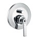 Flova Liberty Concealed Manual Mixer Valve with Ceiling Mounted Rainshower & Handset Kit - Chrome