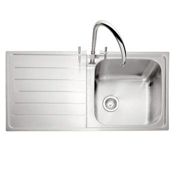 Caple Lyon 1 Bowl Satin Stainless Steel Sink & Waste Kit - 1000 x 500mm