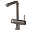 Clearwater Malin Mono Kitchen Mixer with Swivel Spout and Cold Filtered Water - PVD Gunmetal
