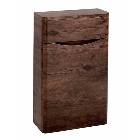 Harbour Clarity 500mm WC Back to Wall Toilet Unit - Chestnut