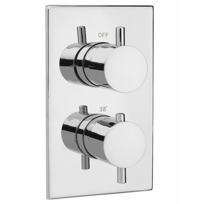 Sagittarius Metis 2 Outlet Concealed Thermostatic Shower Valve