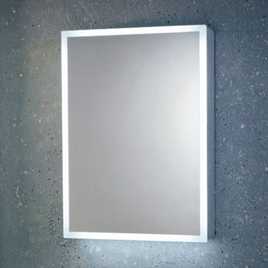 Harbour Glow LED Mirrored Cabinet with Demister Pad & Shaver Socket - 500 x 700mm