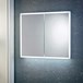 Harbour Glow LED Mirrored Cabinet with Demister Pad & Shaver Socket - 600 x 700mm