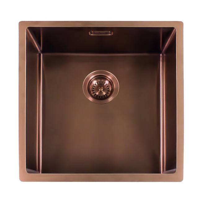Reginox Miami 1 Bowl Copper Stainless Steel Inset / Undermount Kitchen Sink - 540 x 440mm
