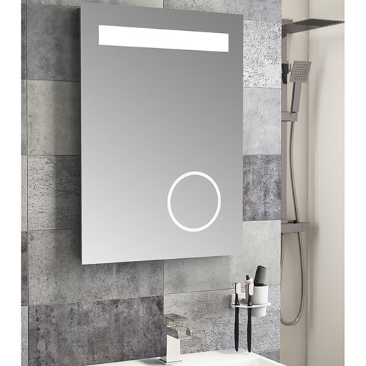 Vellamo Led Illuminated Bathroom, Bathroom Mirror With Demister And Shaver Point