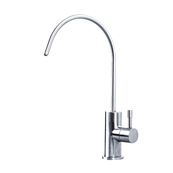 Clearwater Mira Mono Single Flow Filtered Cold Water Tap - Stainless Steel