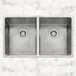 Caple Mode 2 Bowl Inset or Undermount Brushed Stainless Steel Sink & Waste Kit - 750 x 440mm