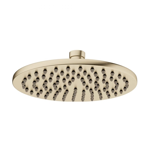Crosswater MPRO Round 200mm Fixed Shower Head - Brushed Brass