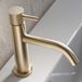 Crosswater MPRO Mono Basin Mixer with Knurled Detailing - Brushed Brass