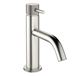 Crosswater MPRO Mono Basin Mixer with Knurled Detailing - Brushed Stainless Steel