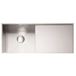 Caple Nada 1 Bowl Satin Stainless Steel Sink & Waste Kit with Right Hand Drainer - 1010 x 440mm