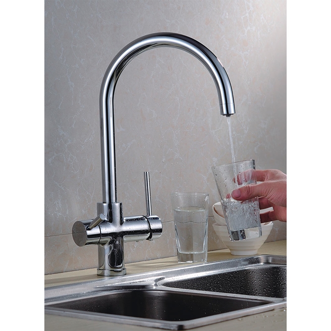 Clearwater Neso Mono Kitchen Mixer and Cold Filtered Water Tap
