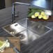 Reginox New York 1 Bowl Undermount Stainless Steel Kitchen Sink & Waste - 440 x 440mm