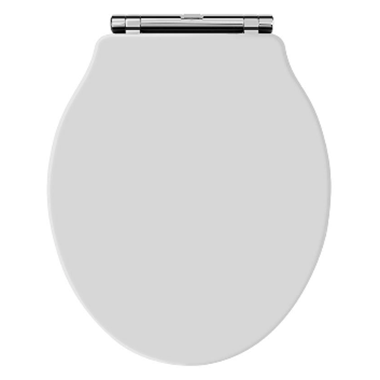 Junco White Wooden Soft Close Toilet Seat With Quick Release