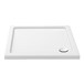 Drench MineralStone 40mm Low Profile Square Shower Tray - 800x800