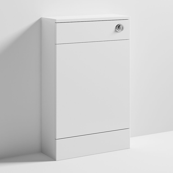 nuie Eden 500mm Back To Wall Toilet Unit - Gloss White