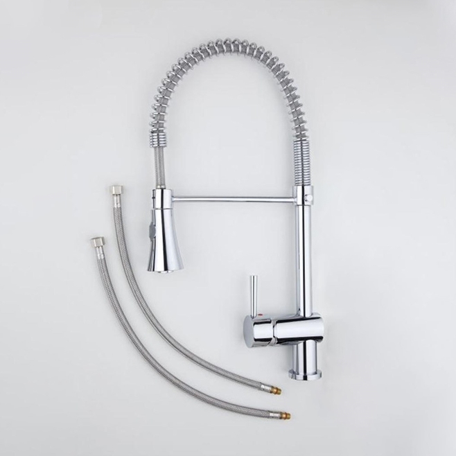 nuie Side Action Pullout Spray Kitchen Sink Mixer Tap