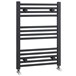 nuie Straight Anthracite Ladder Towel Rails - 700 x 500mm