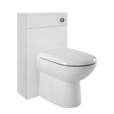 Vanguard 500mm Back To Wall Toilet Unit - Gloss White