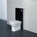 RAK Obelisk Glass Cabinet Cistern Frame for Back to Wall Toilets - Gloss Black