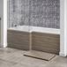 Drift 1700mm Square Shower Bath Panel - Driftwood
