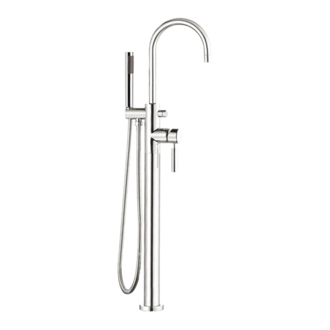 Vado Origins Bath Shower Mixer with Shower Kit Single Lever With Swivel Spout