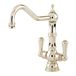 Perrin & Rowe Picardie Twin Lever Mono Sink Mixer - Gold