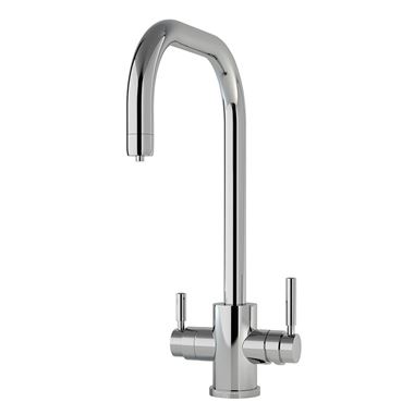 Perrin & Rowe Phoenix U Spout 3-in-1 Instant Hot Water Mixer Tap - Pewter
