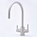 Perrin & Rowe Phoenix C Spout 3-in-1 Instant Hot Water Mixer Tap - Pewter