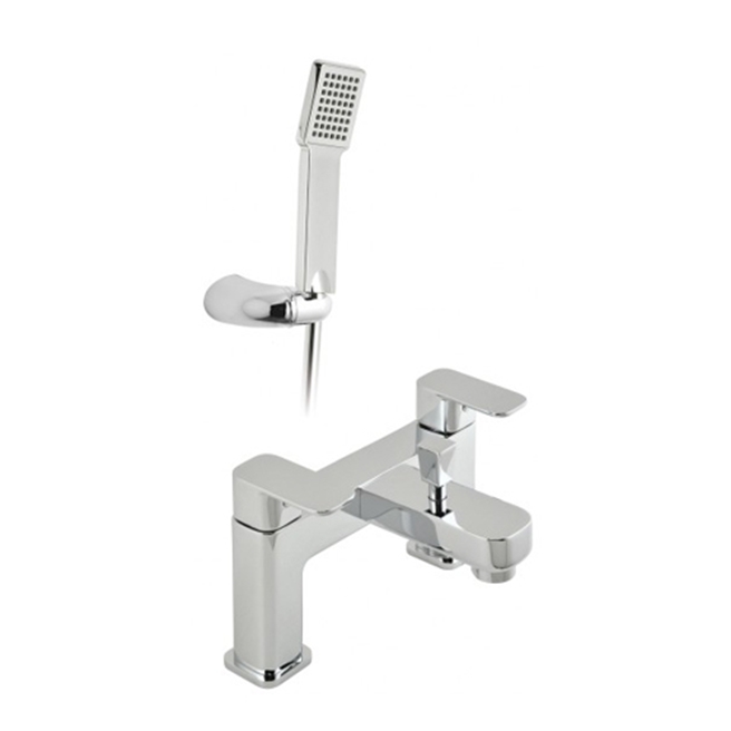 Vado Phase 2 Hole Bath Shower Mixer with Shower Kit