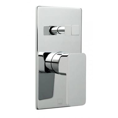 Vado Phase Wall Mounted Single Lever Concealed Shower Valve with Diverter