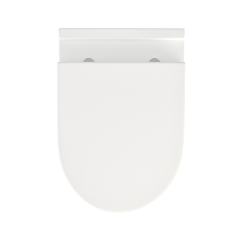 Harbour Clarity Wall Hung Toilet, Seat, Wall Hung Frame & Flush Plate