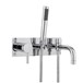 Hudson Reed Tec Lever Wall Mounted Bath Mixer with Handset Kit