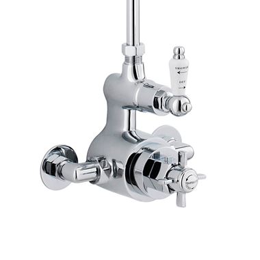 Premier Traditional Exposed Thermostatic Shower Valve - 1 Outlet