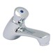 Vado Single Non-concussive Self-closing Basin Push Tap 1/2" 6 Second Shut Off Supplied With Hot And Cold Indices