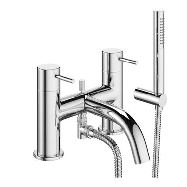 Crosswater Mike Pro Shower Mixer With Kit Deck Mounted Chrome