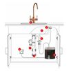 Abode Pronteau Prostream 3 in 1 Instant Hot Water Tap - Matt Black