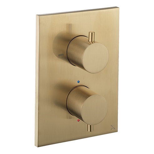 Crosswater MPRO Thermostatic 2 Outlet Shower Valve - Crossbox Technology