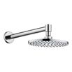 Pura Contemporary Round 180mm Shower Head & Swivel Joint