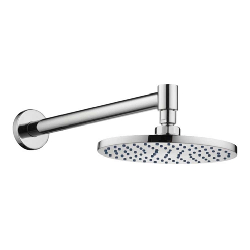 Pura Deluxe 200mm Round Brass Shower Head with Swivel Joint